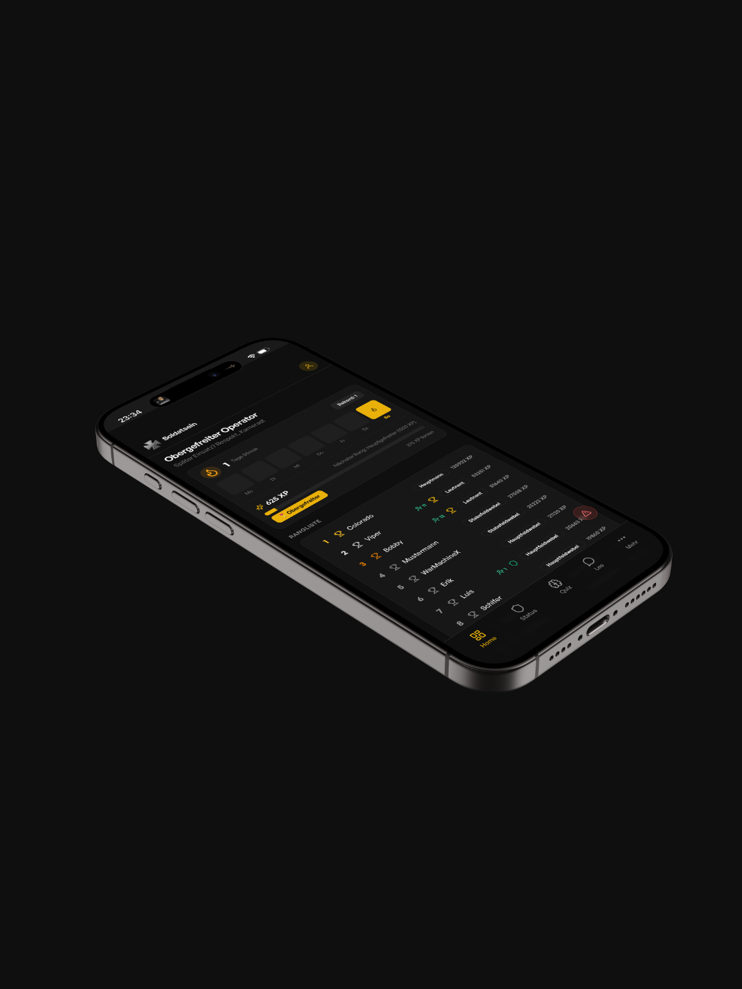 Soldatsein App — Rangliste & Quiz